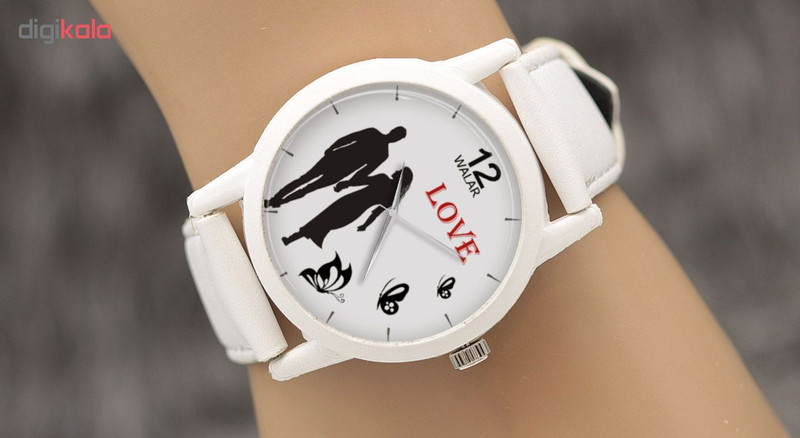 ساعت مچی عقربه ای زنانه والار طرح LOVE کد LF1630