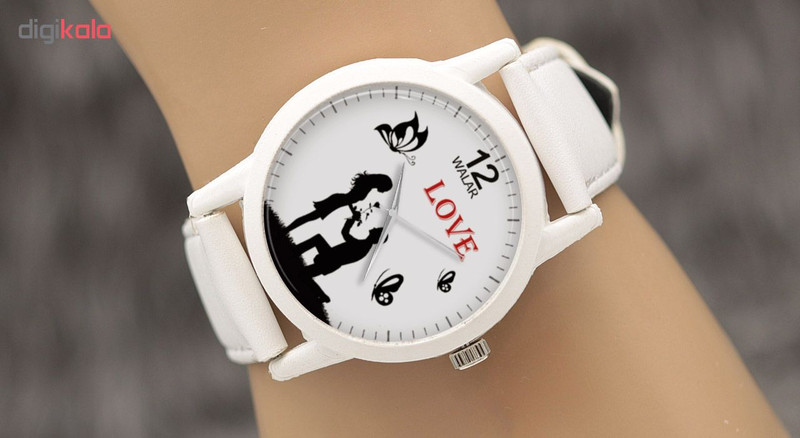 ساعت مچی عقربه ای زنانه والار طرح LOVE کد LF1629