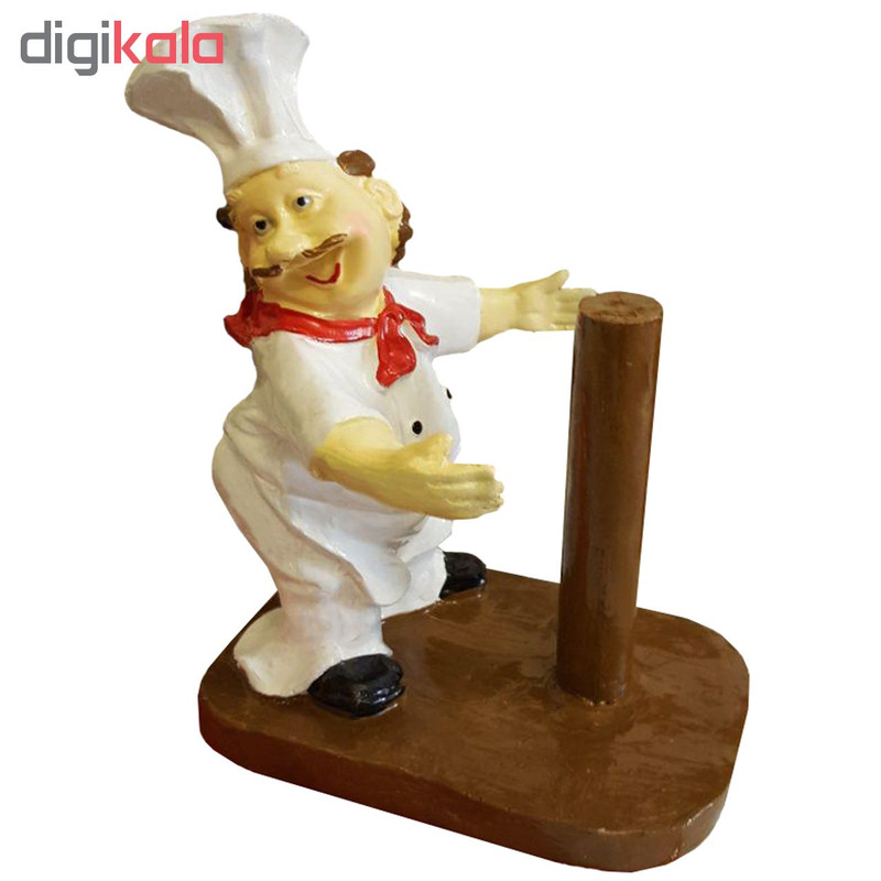 پایه رول دستمال کاغذی لیلپار طرح سرآشپز مدل HOA-1081