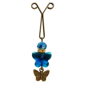 گیره روسری زنانه طرح پروانه کد SC 296