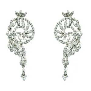 گوشواره طلا 18 عیار زنانه کد GE02