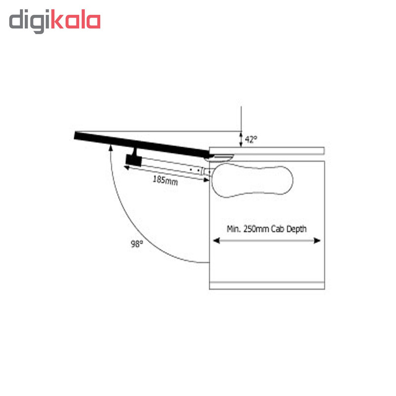 جک کابینت صامت مدل MonoLift بسته 2 عددی