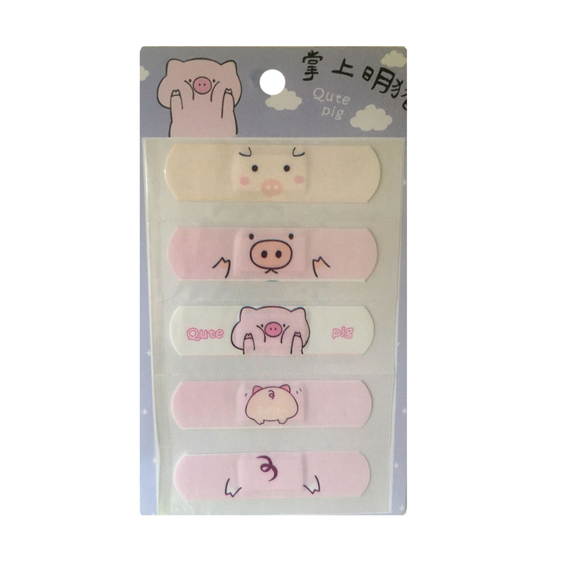 چسب زخم طرح خوک بسته 5 عددی