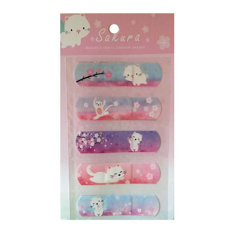 چسب زخم طرح cat5 بسته 5 عددی