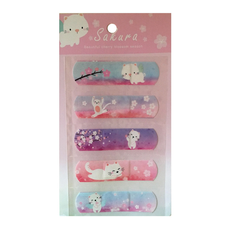 چسب زخم طرح cat5 بسته 5 عددی