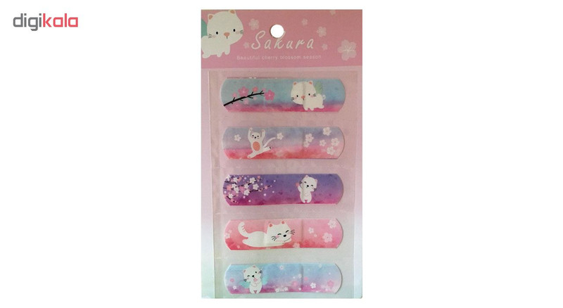 چسب زخم طرح cat5 بسته 5 عددی