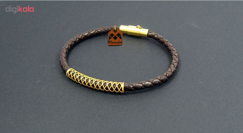دستبند طلا 18 عیار مردانه مانچو کد bfg149m دستبند طلا 18 عیار مردانه مانچو کد bfg149m