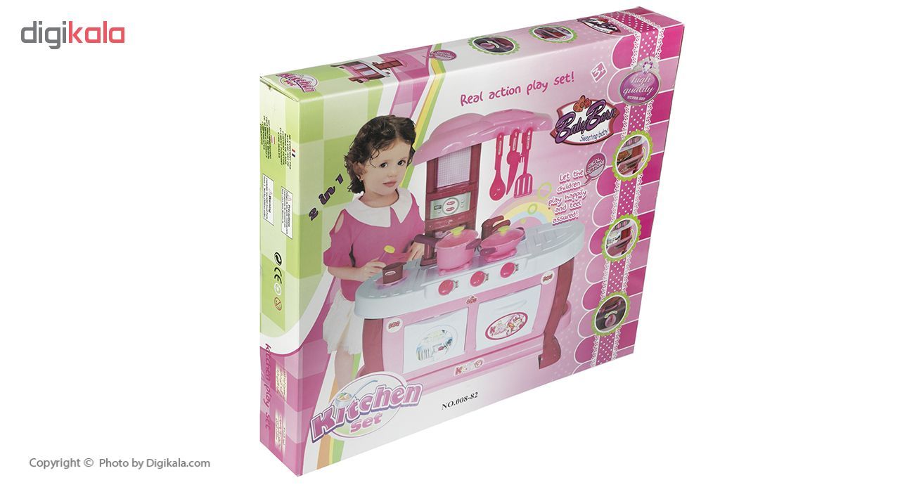 اسباب بازی آشپزخانه بیبی بورن مدل BARBIE KITCHEN main 1 2