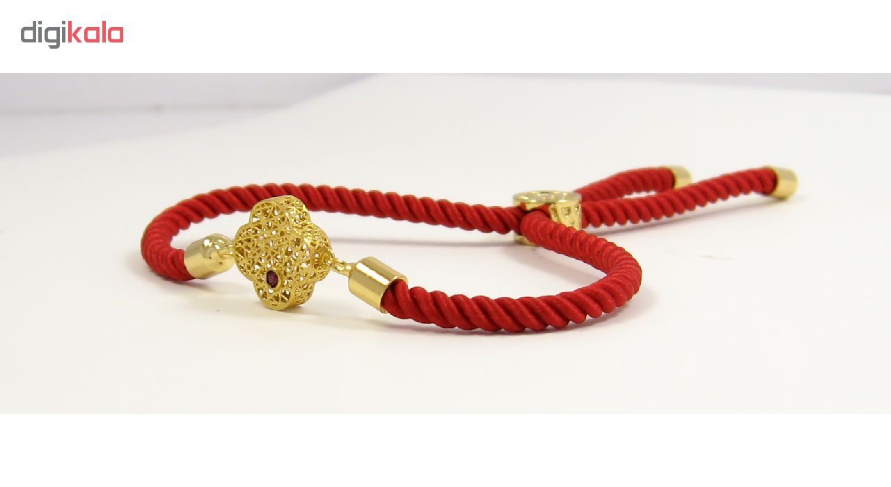دستبند طلا 18 عیار زنانه مانچو کد bfg151 -  - 3