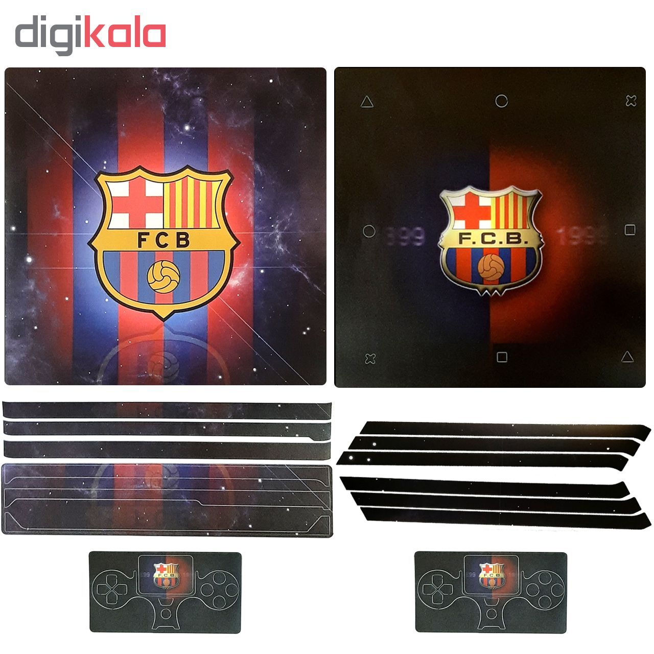 برچسب پلی استیشن 4 اسلیم طرح Barcelona خرید و بررسی کنید