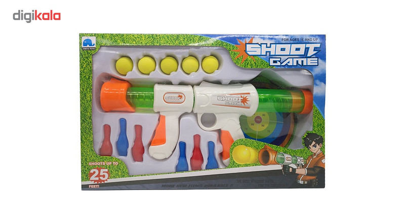 تفنگ اسباب بازی کیدتونز مدل Shoot Game کد KTT-001