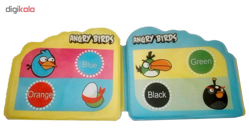 کتاب حمام کودک مدل Angry Birds