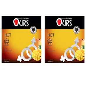 کاندوم اورز مدل HOT مجموعه 2 عددی