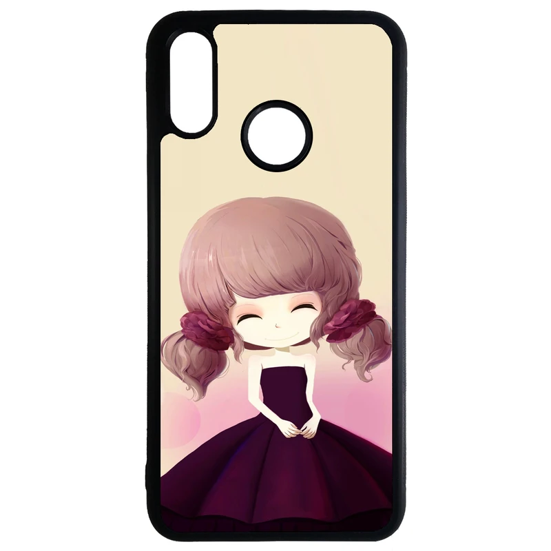 کاور طرح دختر کد 43160 مناسب برای گوشی موبایل آنر 10 lite