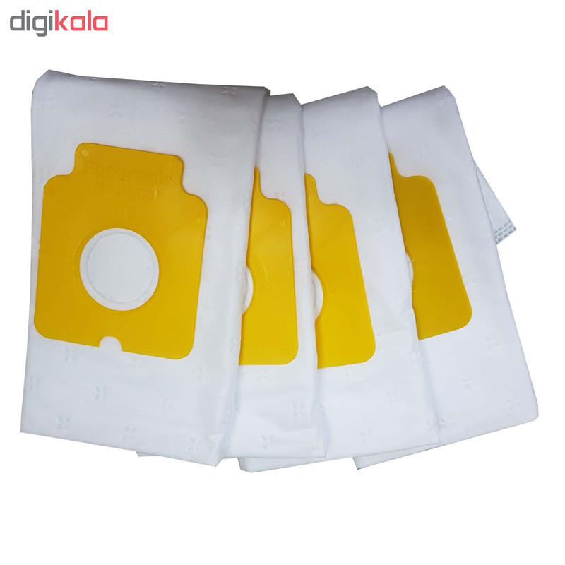 کیسه جاروبرقی توتک مدل 11004 بسته 4 عددی مناسب برای جاروبرقی های ناسیونال و پاناسونیک