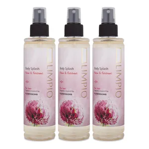 بادی اسپلش زنانه لیمپیو مدل Flower bomb حجم 250 میلی لیتر مجموعه 3 عددی