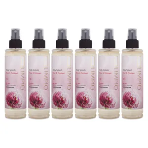 بادی اسپلش زنانه لیمپیو مدل Flower bomb حجم 250 میلی لیتر مجموعه 6 عددی