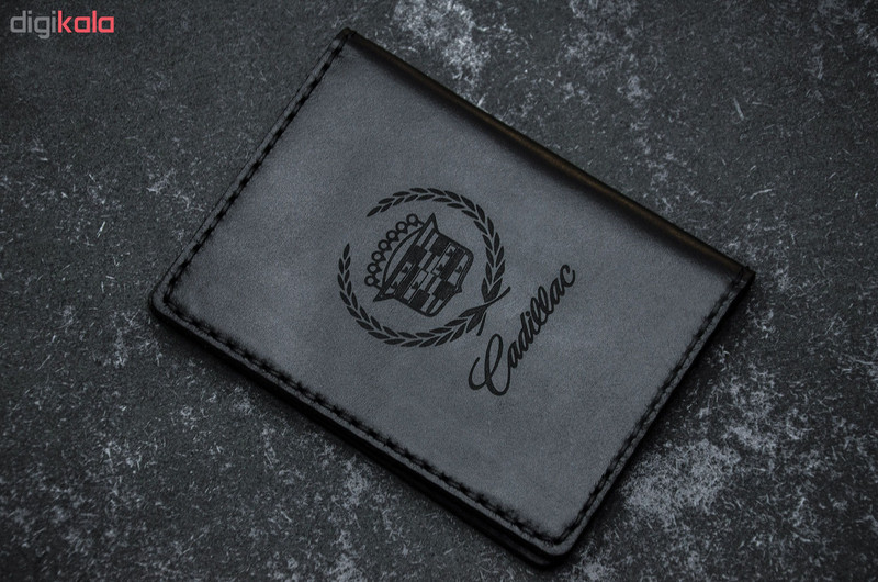 کیف مدارک خودرو چرمینه اسپرت طرح کادیلاک کد 75024-B