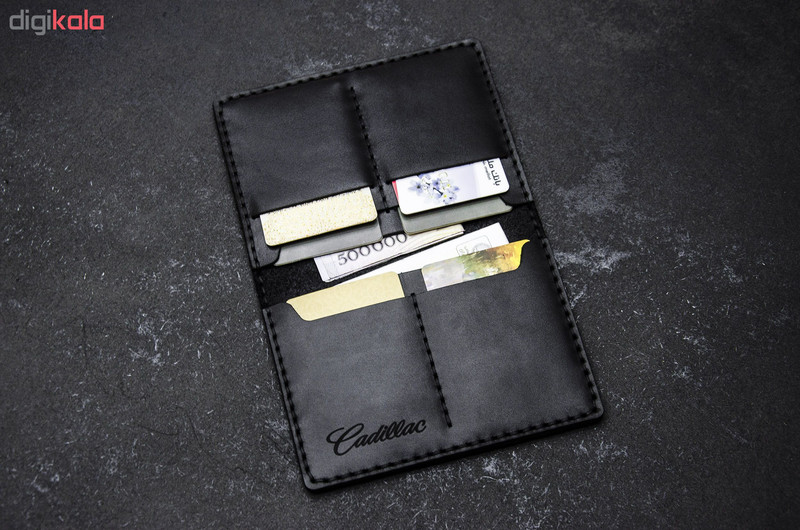 کیف مدارک خودرو چرمینه اسپرت طرح کادیلاک کد 75024-B