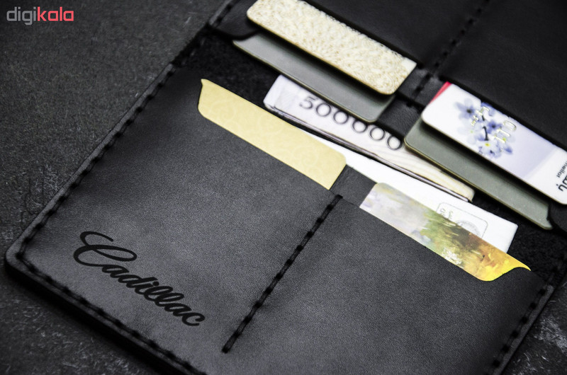 کیف مدارک خودرو چرمینه اسپرت طرح کادیلاک کد 75024-B