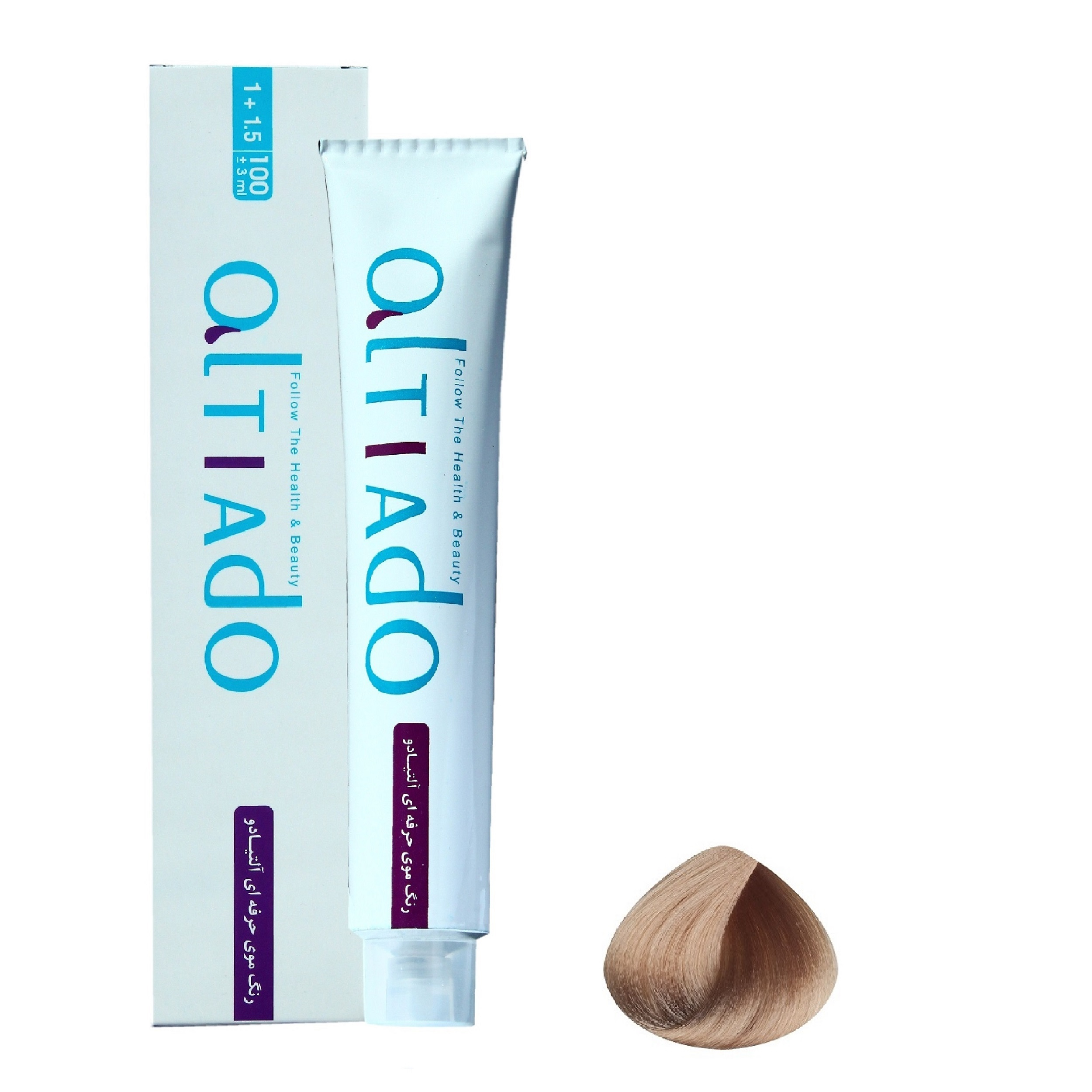 رنگ مو آلتیادو مدل A851 شماره 8.51 حجم 100 میلی لیتر رنگ بلوند بژ