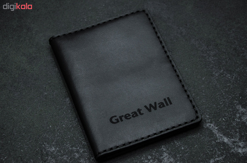 کیف مدارک خودرو چرمینه اسپرت طرح گریت وال کد 78024-B