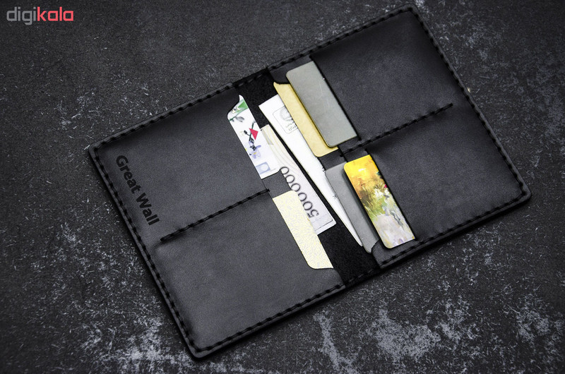 کیف مدارک خودرو چرمینه اسپرت طرح گریت وال کد 78024-B