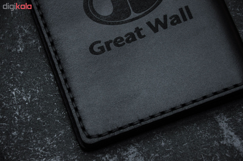 کیف مدارک خودرو چرمینه اسپرت طرح گریت وال کد 78024-B