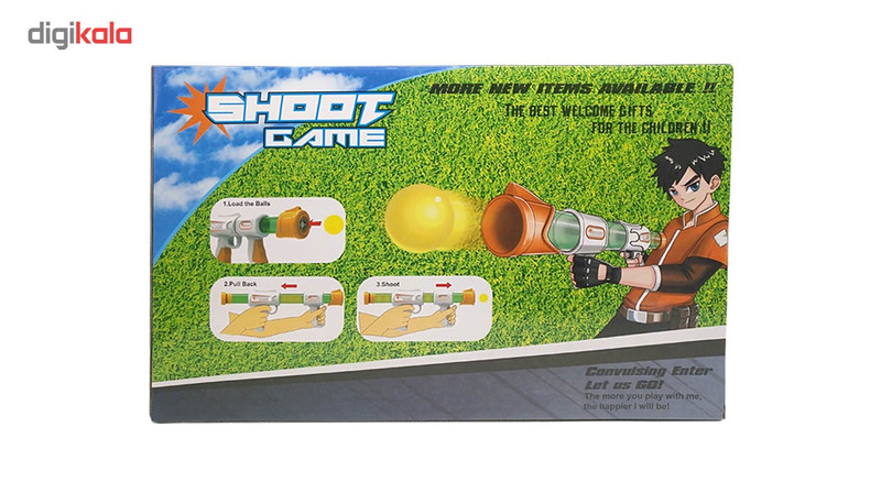 تفنگ اسباب بازی کیدتونز مدل Shoot Game کد KTT-001