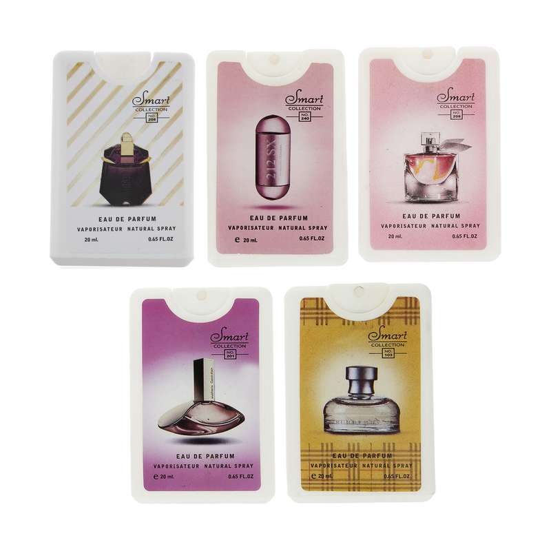عطر جیبی اسمارت کالکشن بسته 5 عددی عطر جیبی اسمارت کالکشن بسته 5 عددی