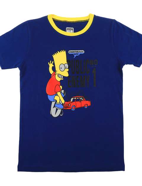 تی شرت ناوالس مدل Simpson-BL