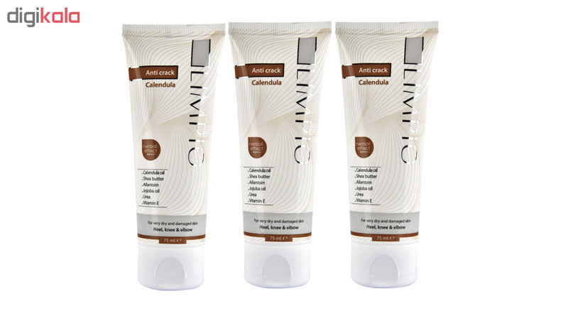 کرم رفع ترک پا لیمپیو مدل Anti Crack حجم 75 میلی لیتر مجموعه 3 عددی