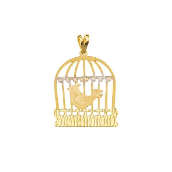 آویز گردنبند طلا 18 عیار زنانه طرح مرغ آمین کد 2-401 آویز گردنبند طلا 18 عیار زنانه طرح مرغ آمین کد 2-401