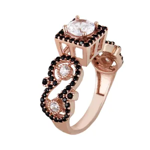 انگشتر نقره زنانه مدوکلاس کد 1000414