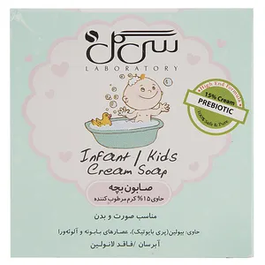 صابون بچه کرم دار سی گل مقدار 75 گرم