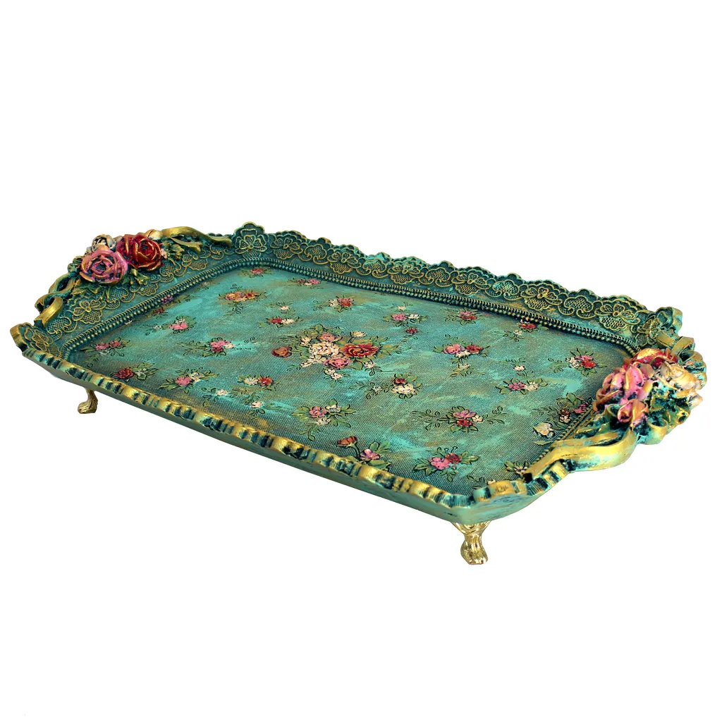 سینی مدل باغ فیروزه کد 04-20