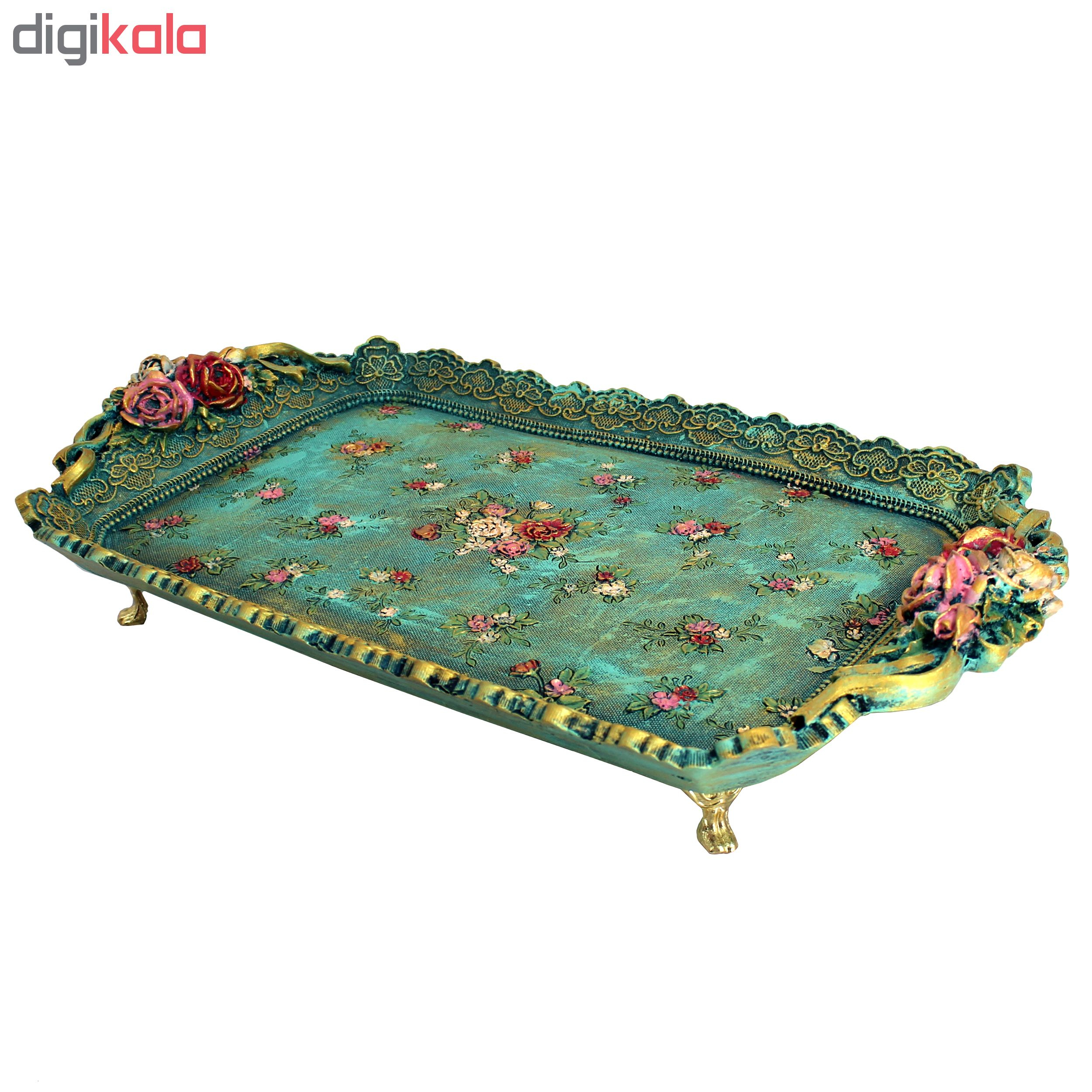 سینی مدل باغ فیروزه کد 04-20