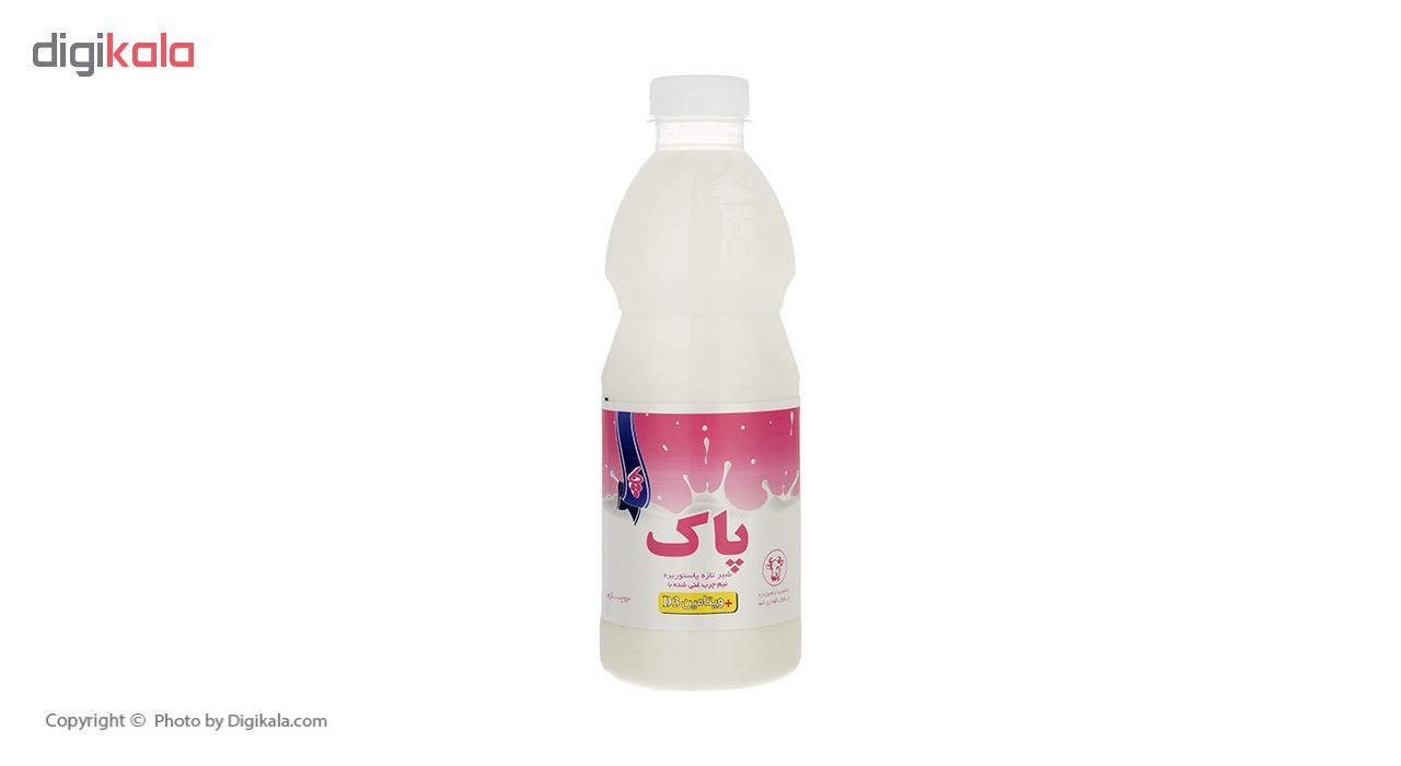 شیر نیم چرب پاک با ویتامین D3 مقدار 1 کیلوگرم
