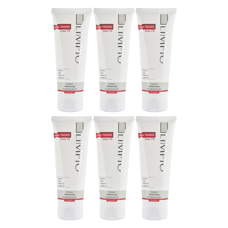کرم مرطوب کننده لیمپیو مدل Urea-Eucerin حجم 75 میلی لیتر مجموعه 6 عددی