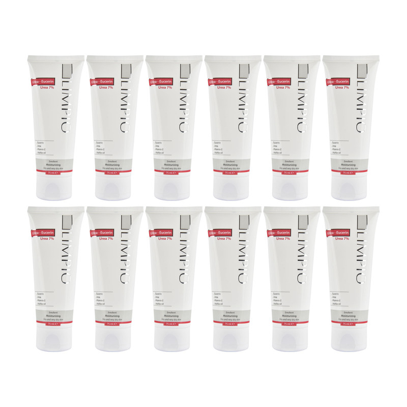 کرم مرطوب کننده لیمپیو مدل Urea-Eucerin حجم 75 میلی لیتر مجموعه 12 عددی