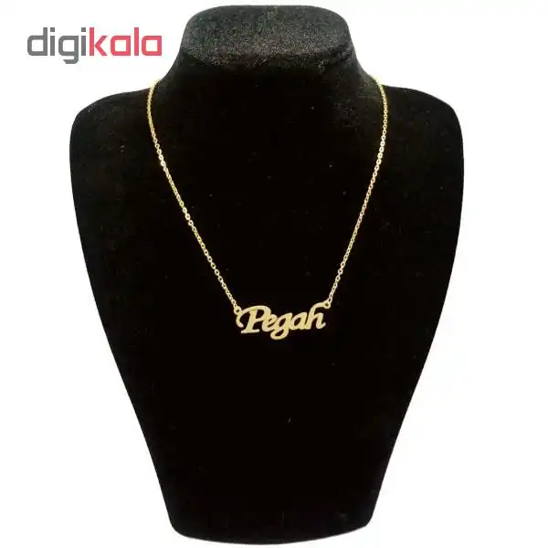 گردنبند طلا 18 عیار زنانه طرح پگاه کد UN0023