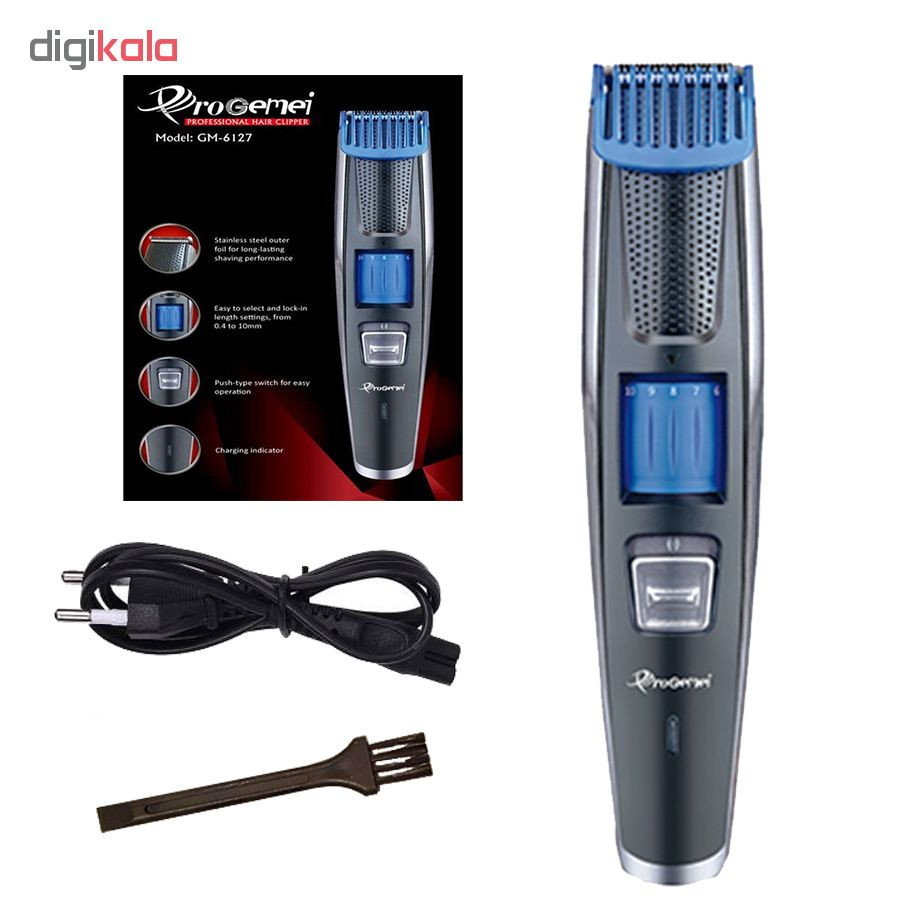 ماشین اصلاح موی صورت پروجیمی مدل GM-6127 ماشین اصلاح موی صورت پروجیمی مدل GM-6127