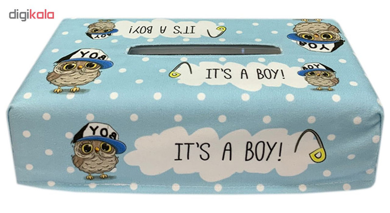 جعبه دستمال کاغذی و سطل  کودک طرح جغد1