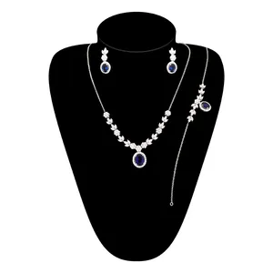 نیم ست نقره زنانه کد 054PB