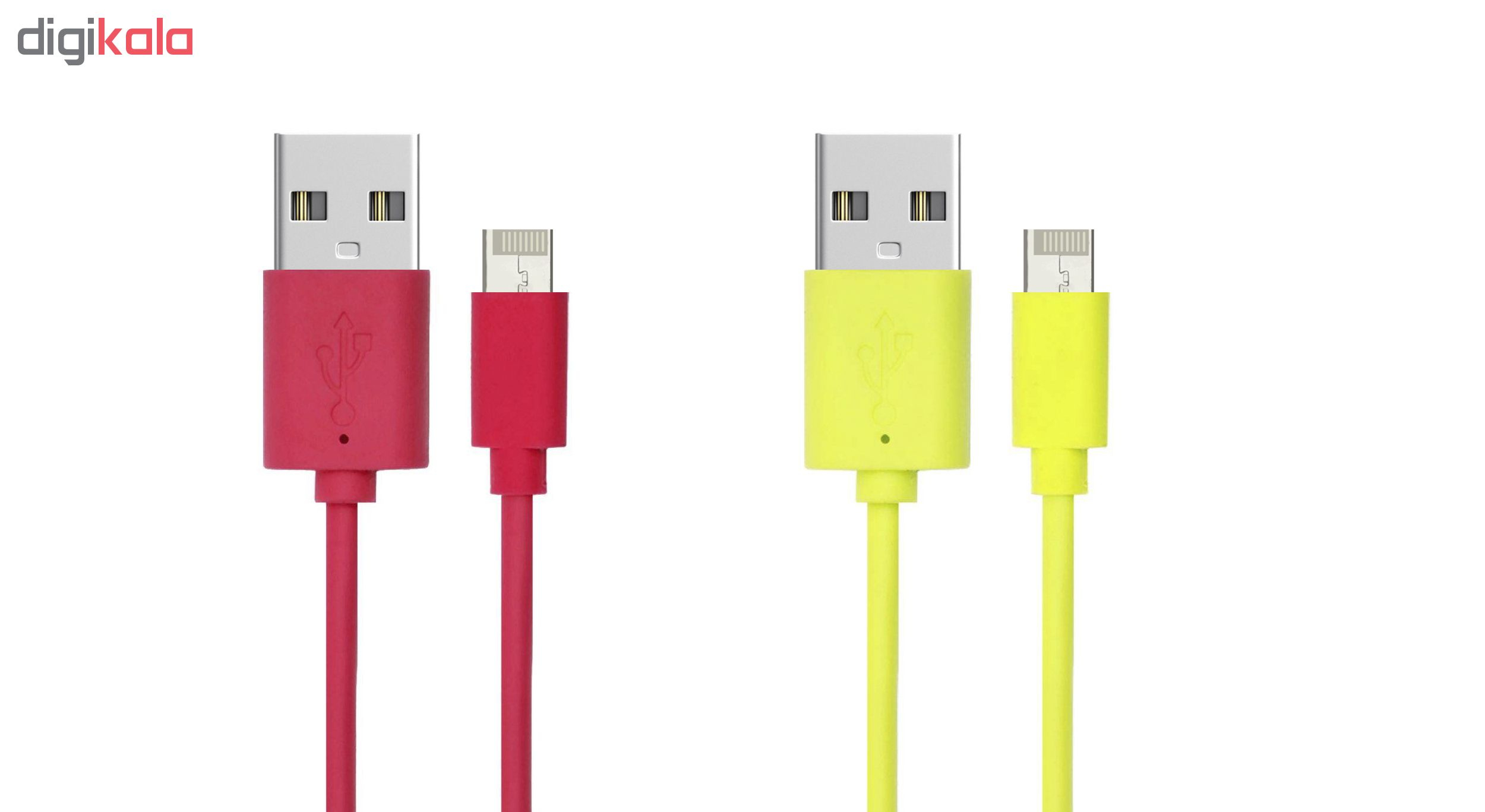 کابل تبدیل USB به لایتنینگ/microUSB سومگ مدل SMG-HIB2 طول 1 متر