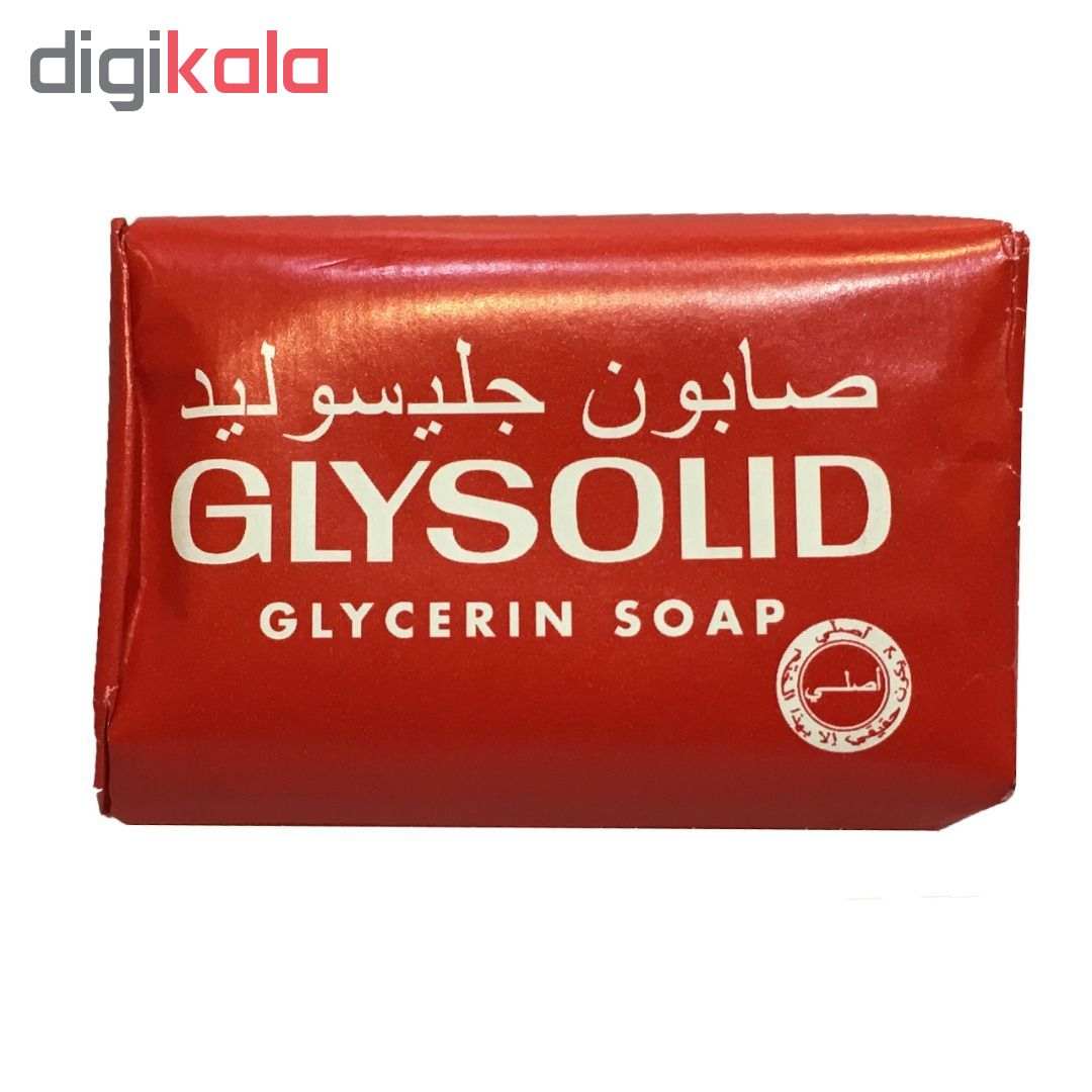 صابون شستشو جلیسولید مدل گلیسرین وزن 125 گرم