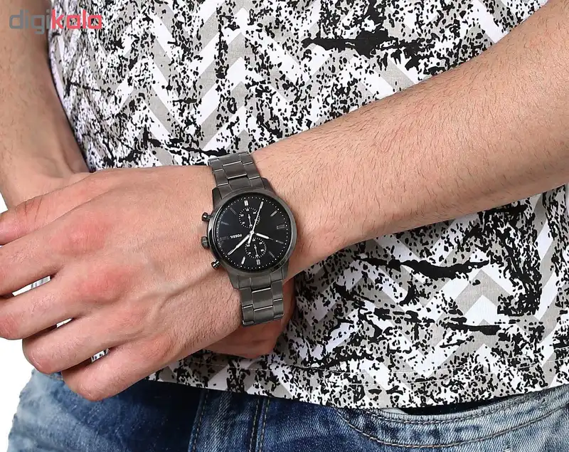 ساعت مچی عقربه ای مردانه فسیل کد FS5349