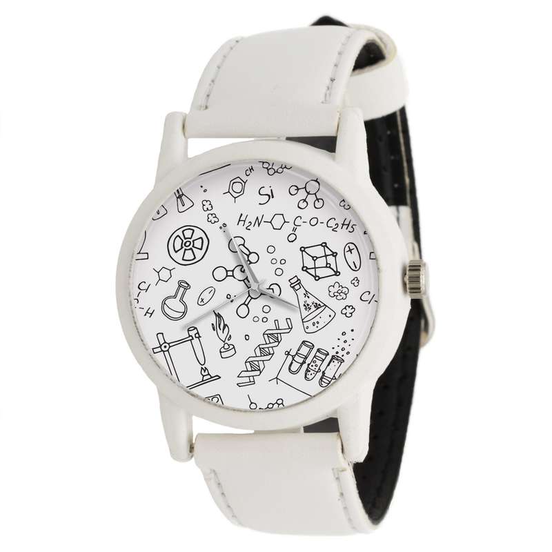 ساعت مچی عقربه ای طرح شیمی کد LF1599