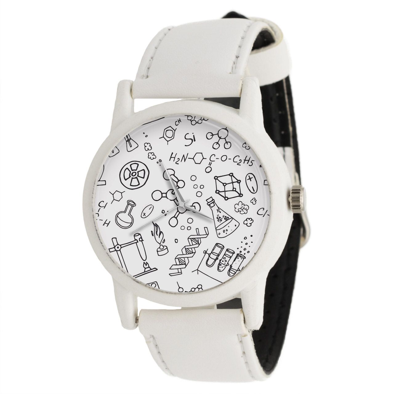 ساعت مچی عقربه ای طرح شیمی کد LF1599 -  - 1