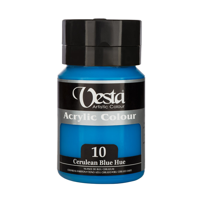 رنگ اکرلیک وستا مدل Acrylic Colour حجم 250 میلی لیتر